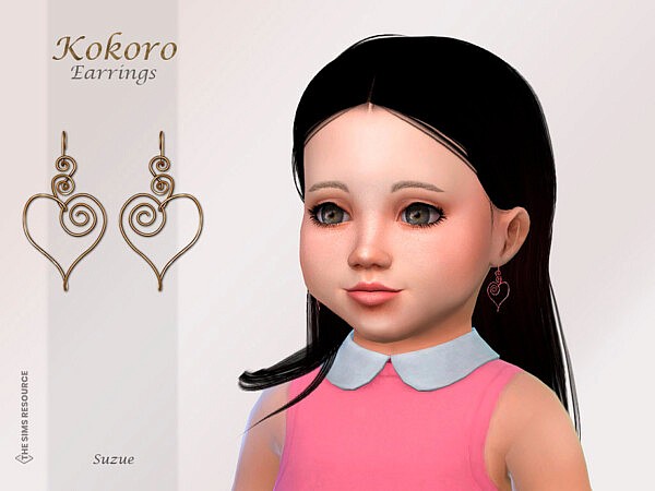 Kokoro Earrings Toddler by Suzue from TSR
