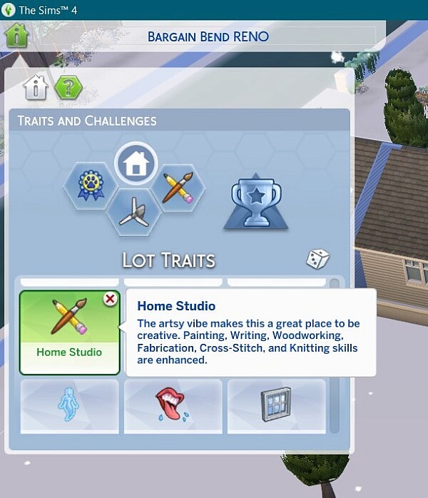Better Lot Trait   Home Studio by BosseladyTV from Mod The Sims