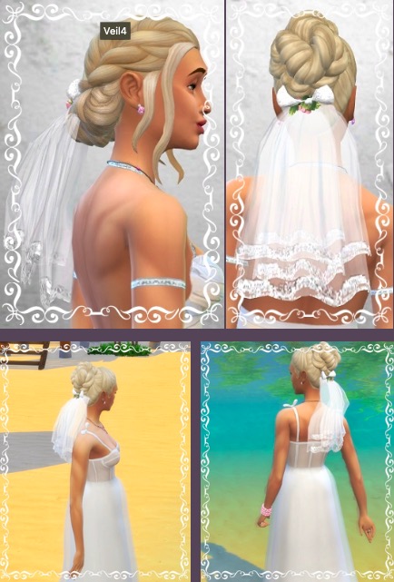 Wedding „Lilly“ Veil 2 Versions from Birkschessimsblog