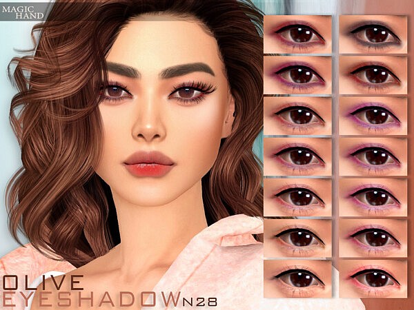 Olive Eyeshadow N28 by MagicHand from TSR