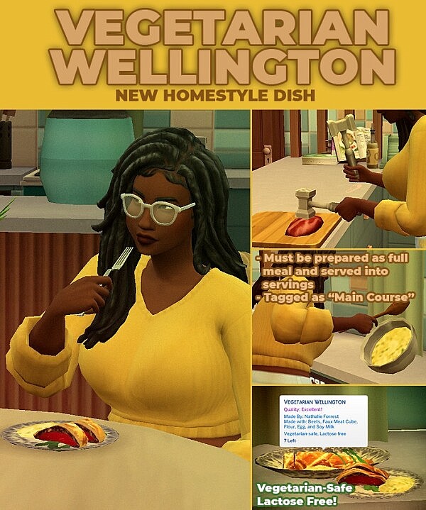 Vegetarian Wellington   New Custom Recipe by RobinKLocksley from Mod The Sims