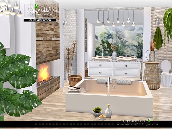Quiet Attraction Bathroom by SIMcredible! from TSR