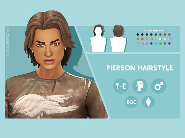 Pierson Hair by simcelebrity00 from TSR