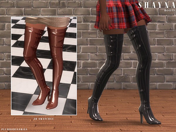 SHAYNA Boots by Plumbobs n Fries from TSR