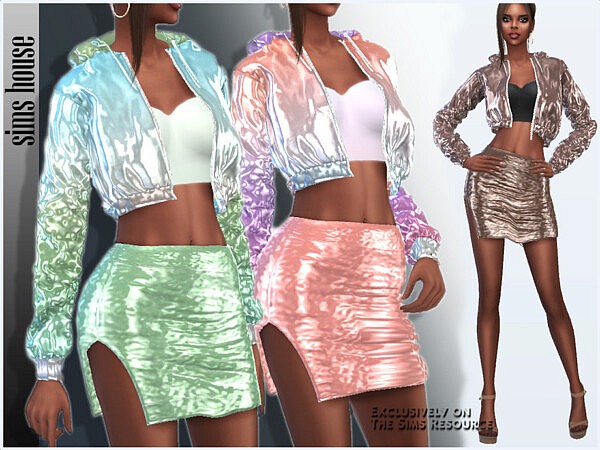 Holographic laser skirt by Sims House from TSR