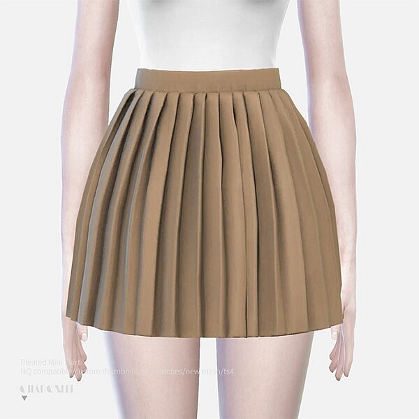 Pleated Mini Skirt from Charonlee