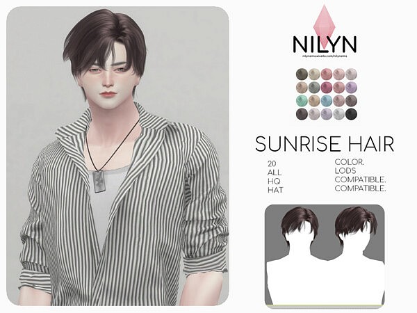 SUNRISE HAIR by Nilyn from TSR