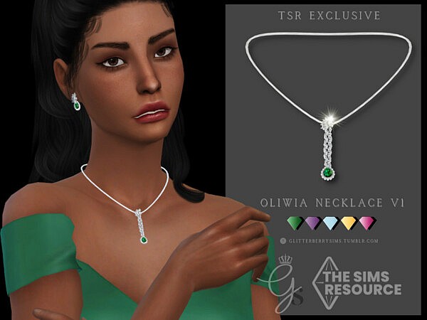 Oliwia Necklace v1 by Glitterberryfly from TSR