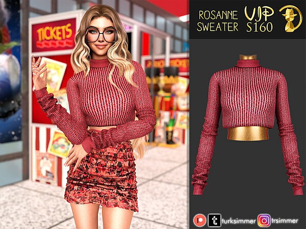 Rosanne Sweater S160 by turksimmer from TSR