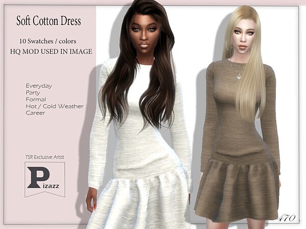 Soft Cotton Dress by pizazz from TSR