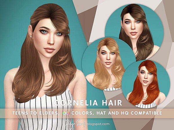 Cornelia Hair by SonyaSimsCC from TSR