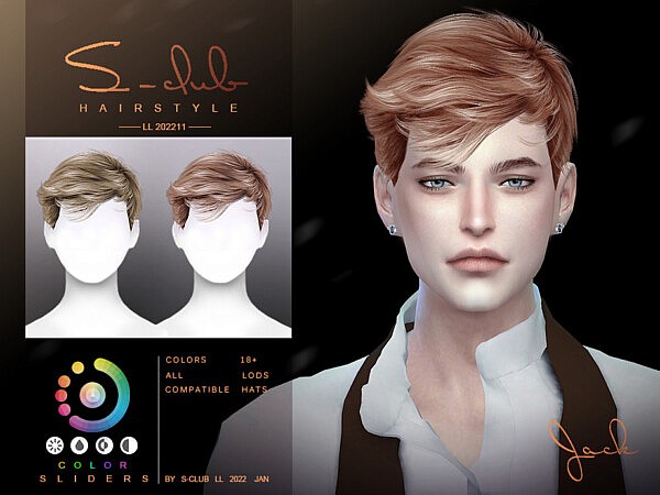 Mens short hair (Jack) by S Club from TSR