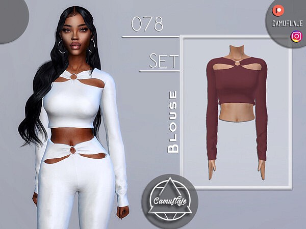 SET 078   Blouse by Camuflaje from TSR