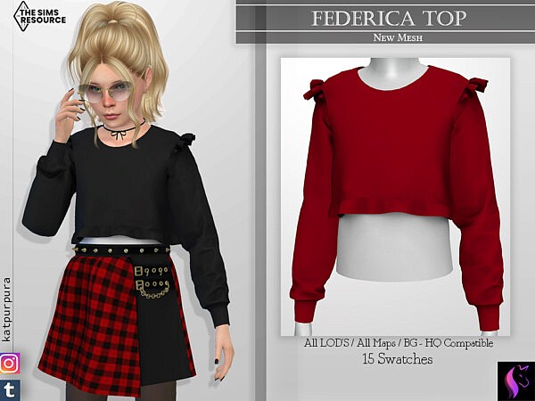 Federica Top by KaTPurpura from TSR