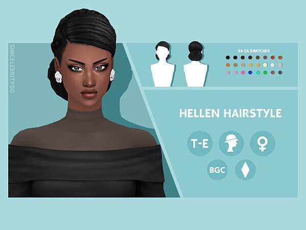 Hellen Hair by simcelebrity00 from TSR