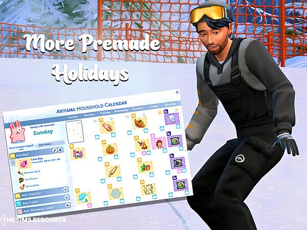 More Premade Holidays by MSQSIMS from TSR