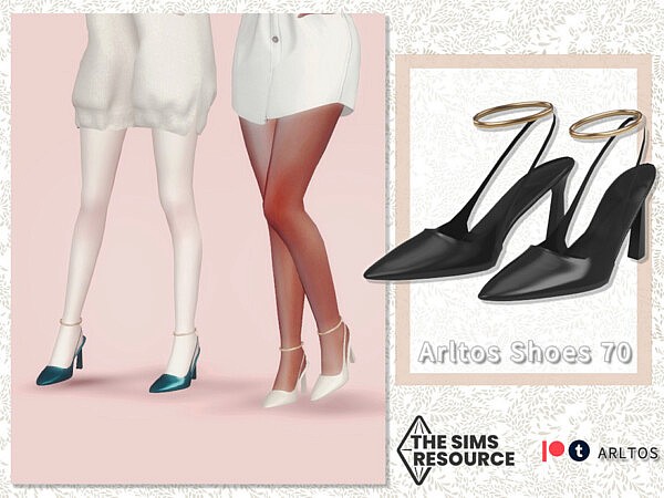 Pointed simple high heels 70 by Arltos from TSR