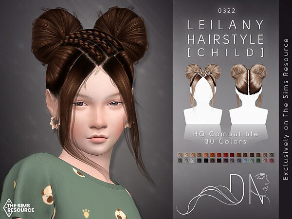 Leilany Hair [Child] by DarkNighTt from TSR
