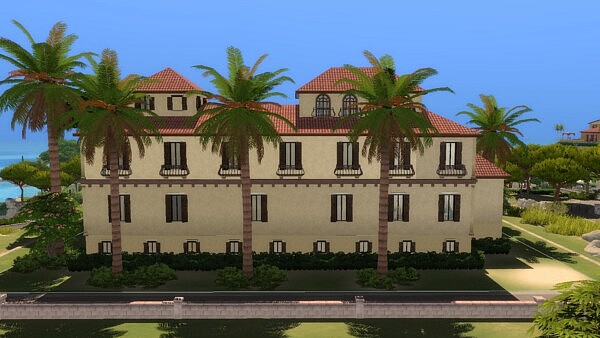 Mediterranean Mansion by plumbobkingdom from Mod The Sims