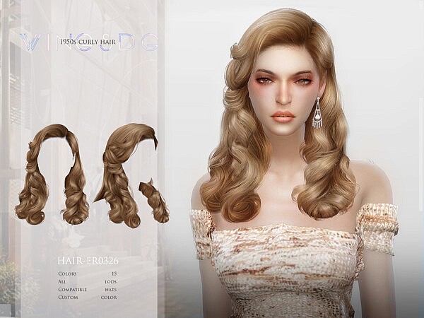 ER0326   1950s curly hair by wingssims from TSR
