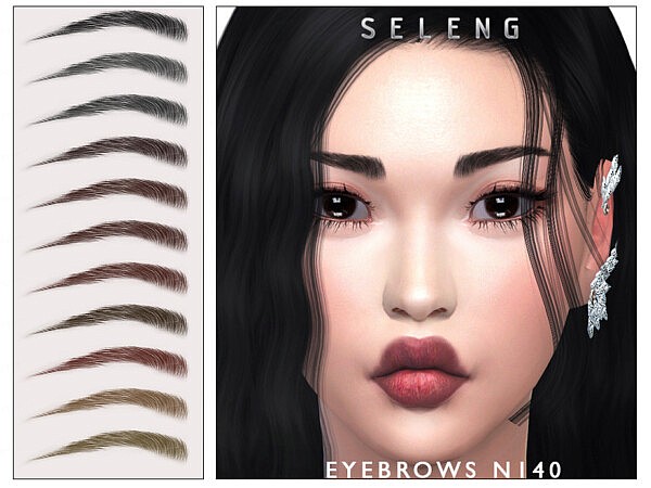 Eyebrows N140 by Seleng from TSR