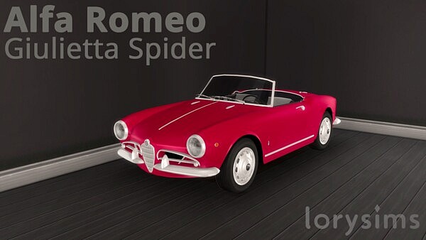 1955 Alfa Romeo Giulietta Spider from Lory Sims