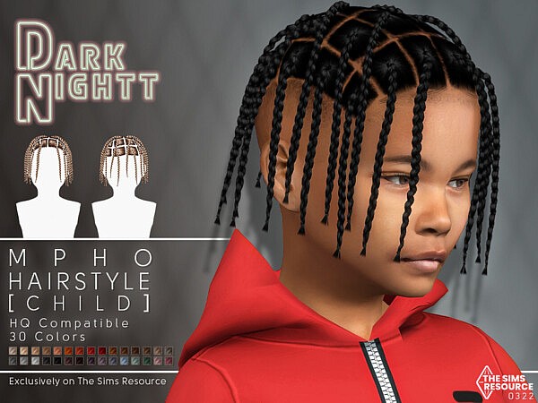 Mpho Hair Child by DarkNighTt from TSR