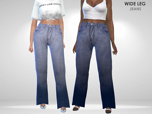 Wide Leg Jeans by Puresim from TSR