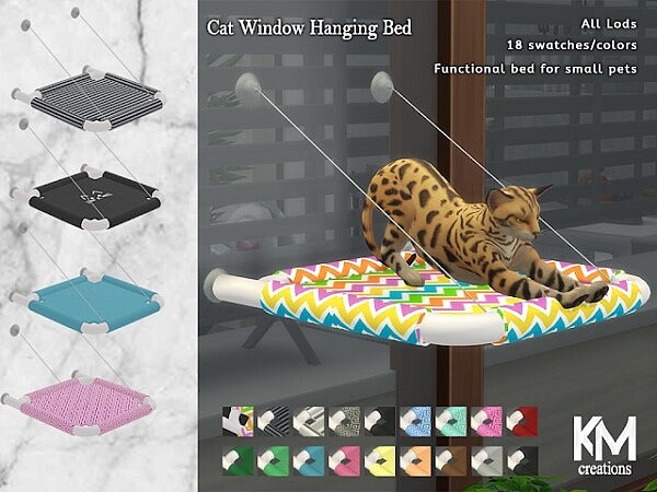 Cat Window Hanging Bed from KM