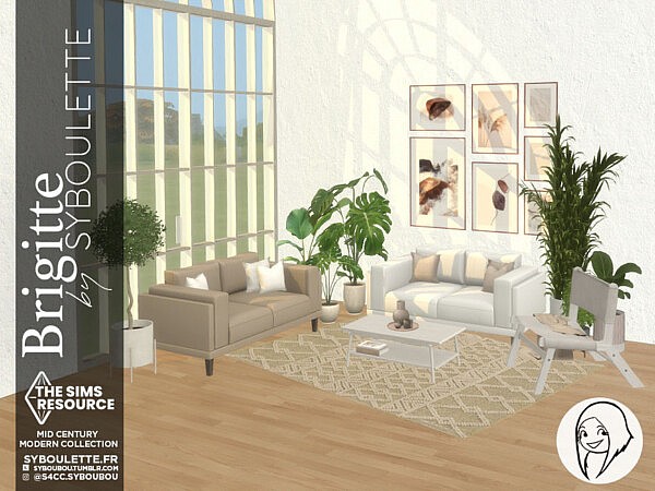 Brigitte Living room set by Syboubou from TSR