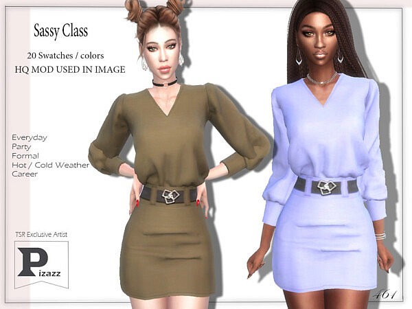 Sassy Class Dress by pizazz from TSR