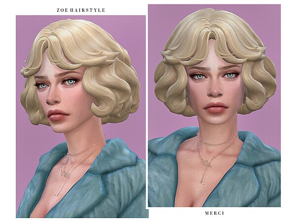 Zoe Hairstyle by  Merci  from TSR