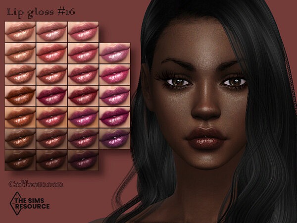Lip gloss N16 by coffeemoon from TSR