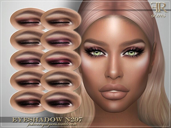 Eyeshadow N207 by FashionRoyaltySims from TSR