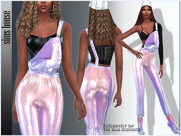 Holographic womens jumpsuit  by Sims House from TSR
