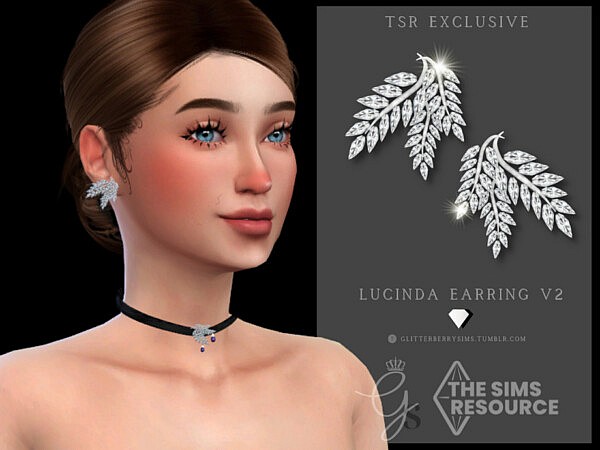 Lucinda Earring v2 by Glitterberryfly from TSR