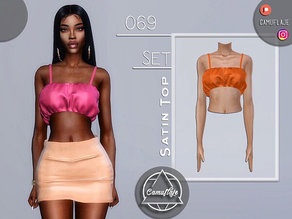 SET 069   Satin Top by Camuflaje from TSR