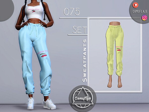 SET 075   Sweatpants by Camuflaje from TSR