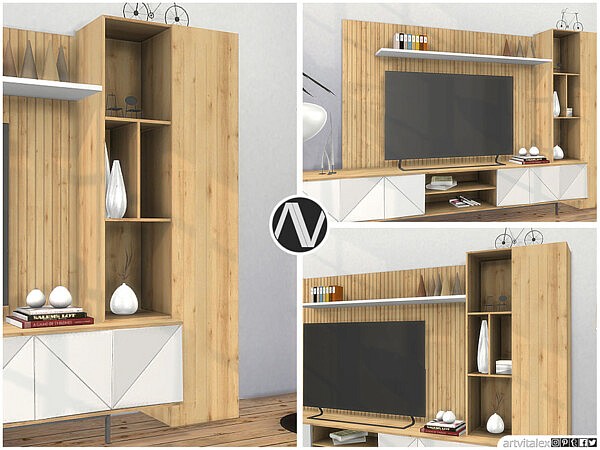 Iona Living Room TV Units by ArtVitalex from TSR