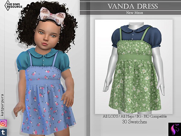 Vanda Dress by KaTPurpura from TSR
