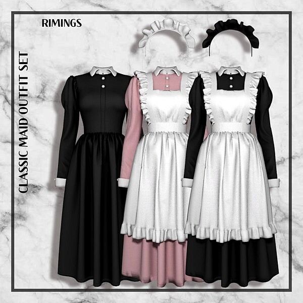 Classic Maid Outfit Set from Rimings
