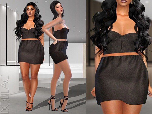 Strapless Bustier Top [SET] DO327 by D.O.Lilac from TSR