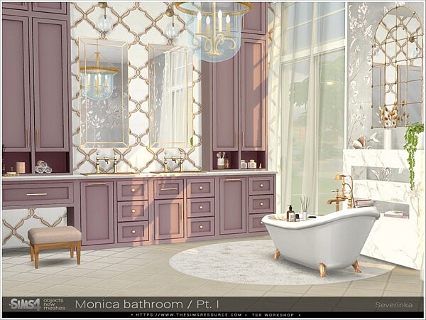 Monica Bathroom Pt.I furniture by Severinka  from TSR