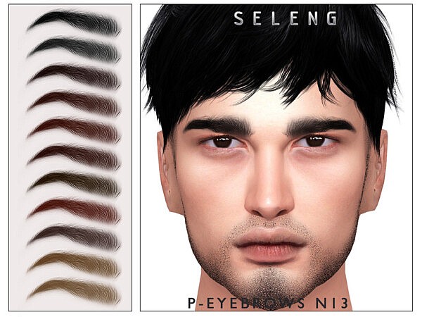 P Eyebrows N13 by Seleng from TSR