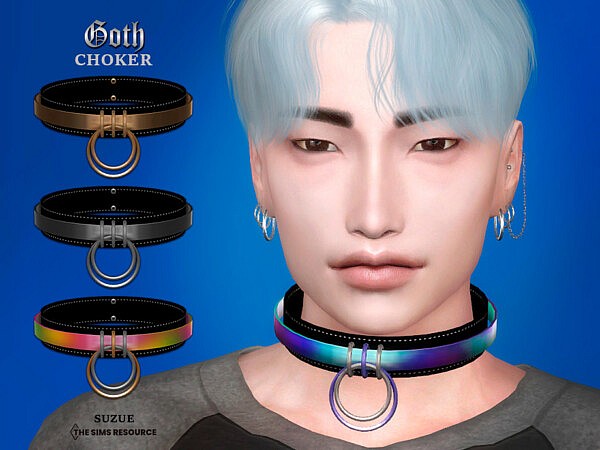 Goth Choker by Suzue from TSR