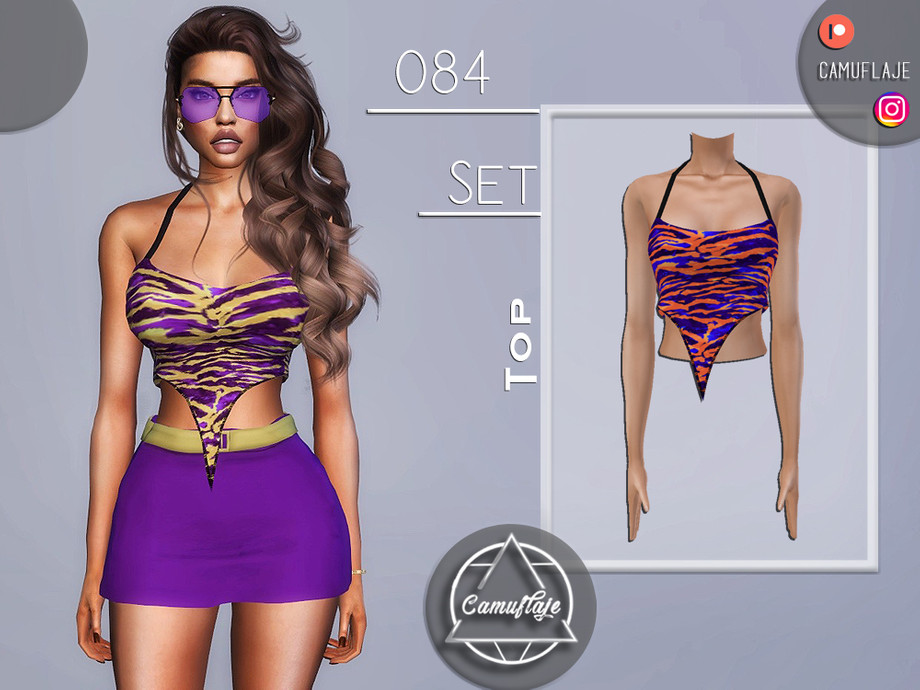 Set Top By Camuflaje From Tsr Sims Downloads