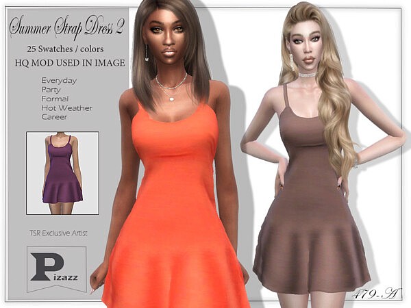 Summer Strap Dress 2 by pizazz from TSR