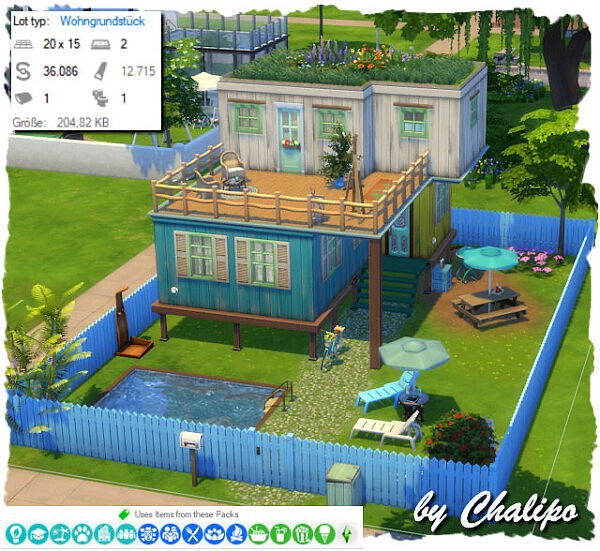 Willow House from All4Sims