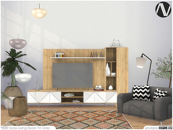 Iona Living Room TV Units by ArtVitalex from TSR
